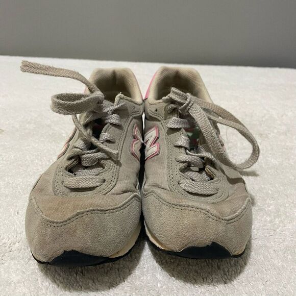 New Balance Girls Pink Gray 515 Sneakers US 1.5 EU 33 Athletic Running Shoes - Picture 7 of 11
